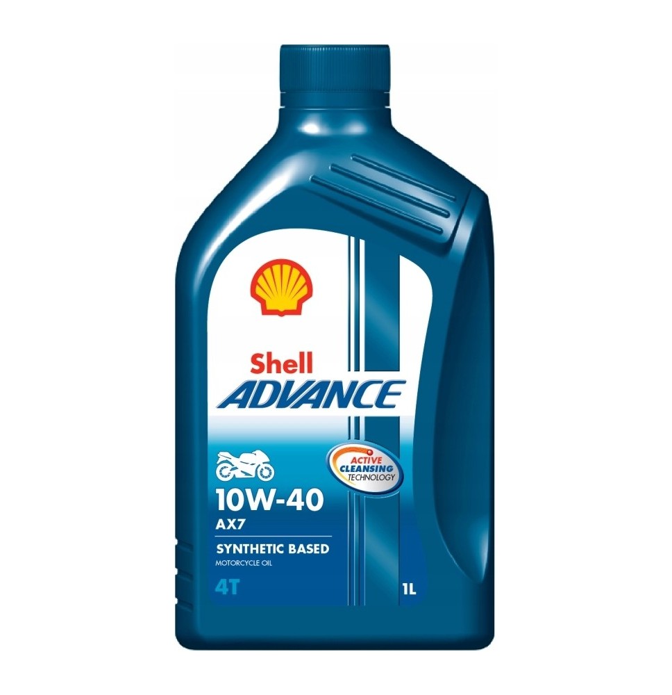 Shell Advance 4T AX7 10W-40 (1L) - oryginalne oleje i smary Shell
