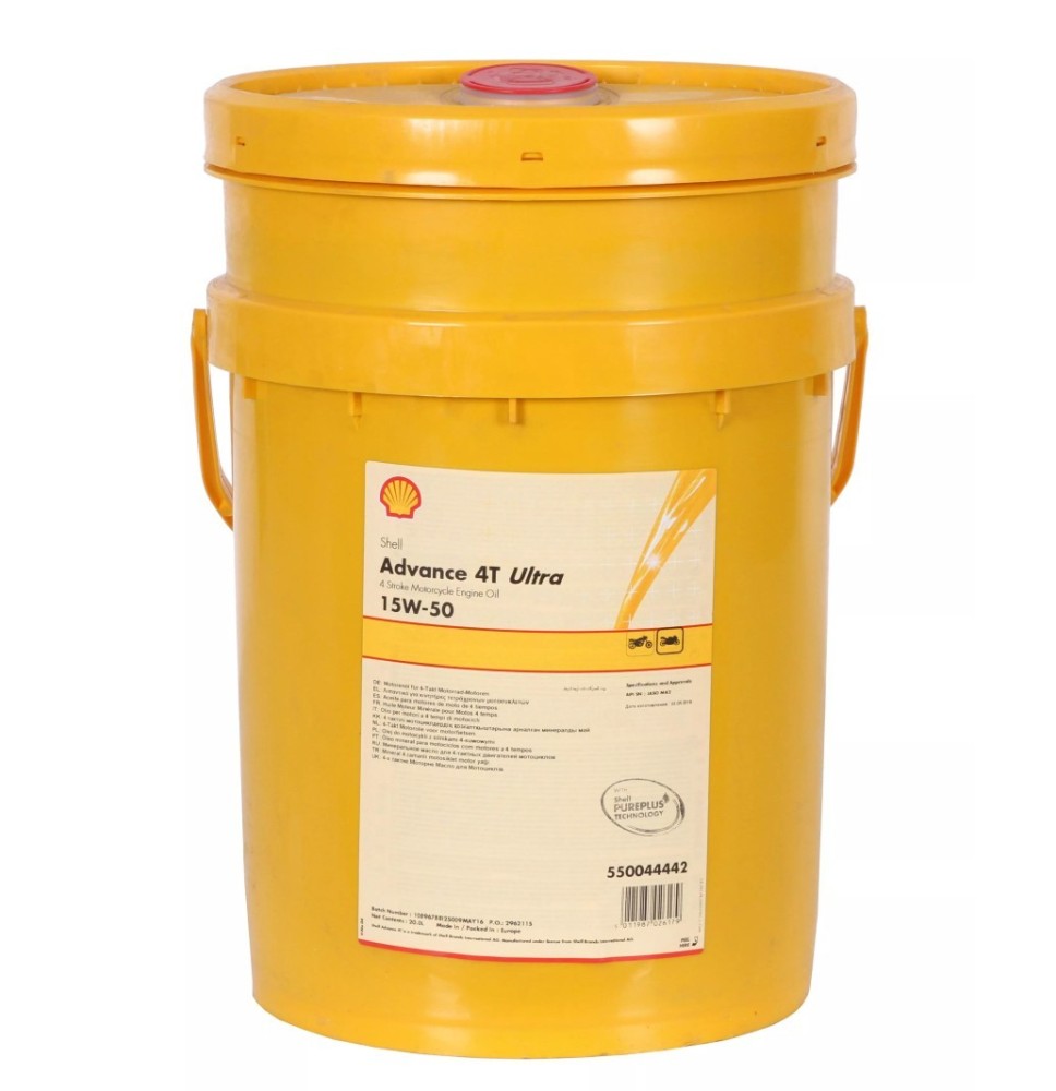 Shell Advance 4T Ultra 15W-50 (20L) - oryginalne oleje i smary Shell
