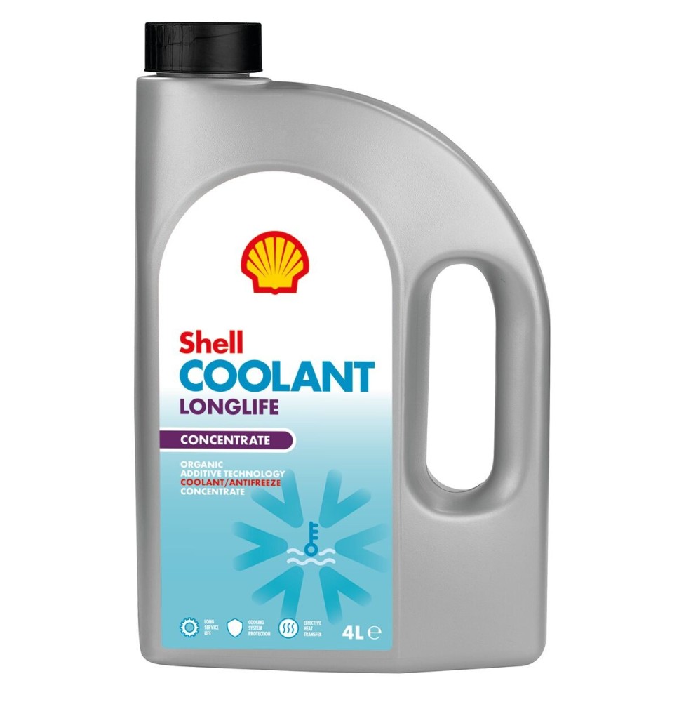 Shell Coolant Longlife Concentrate (G12+) (4L) - oryginalne oleje i smary Shell