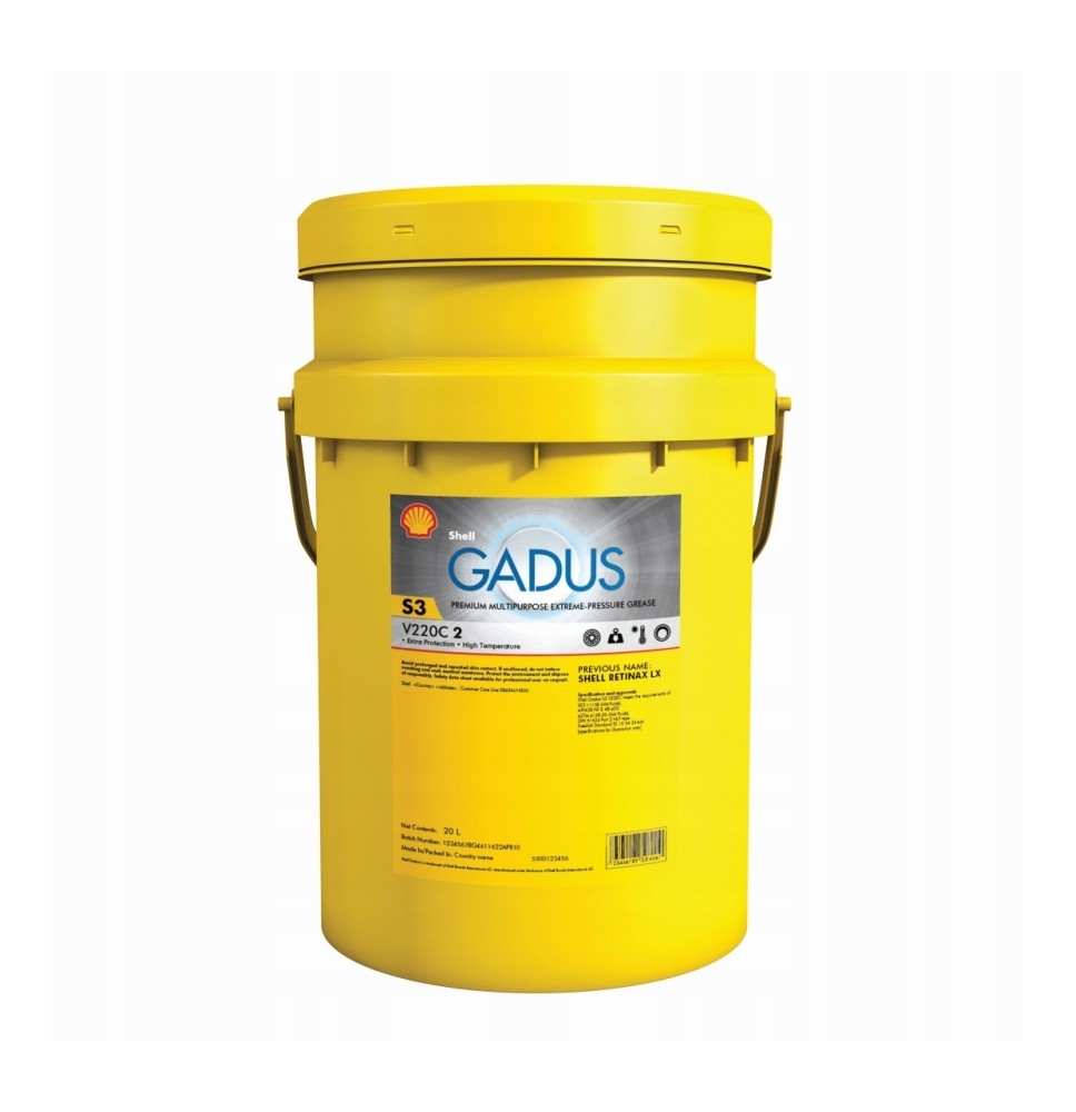 Shell Gadus S3 V220C 2 (18KG) - oryginalne oleje i smary Shell