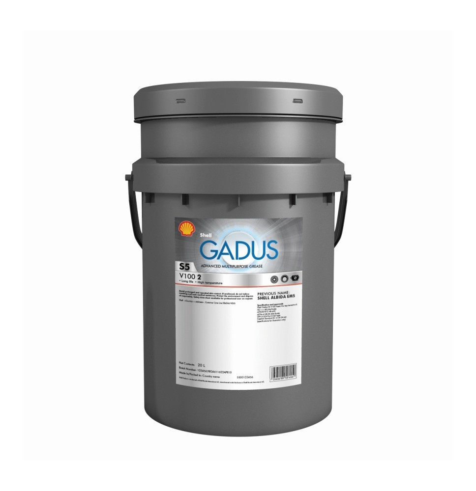 Shell Gadus S5 V100 2 (18KG) - oryginalne oleje i smary Shell