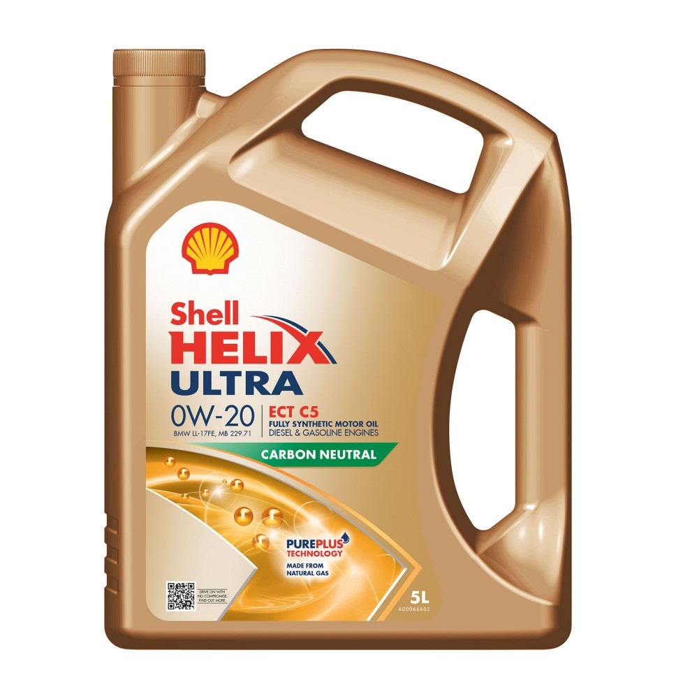 Shell Helix Ultra ECT C5 0W-20 (5L) - oryginalne oleje i smary Shell