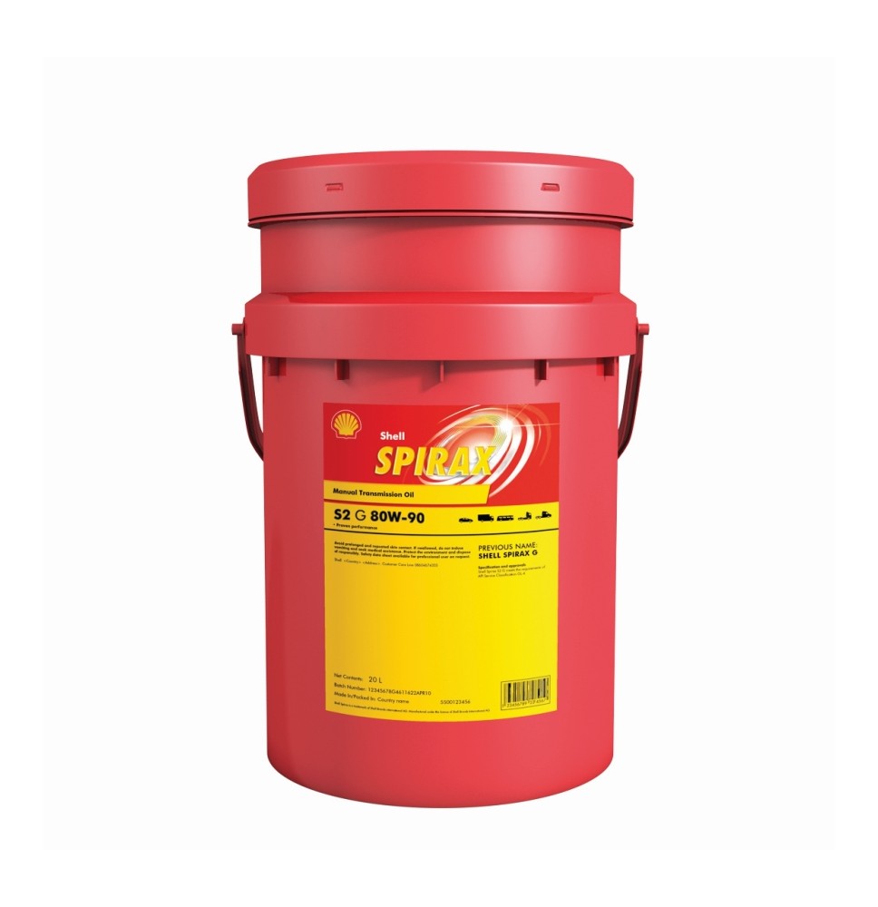 Shell Spirax S2 G 80W-90 (20L) - oryginalne oleje i smary Shell