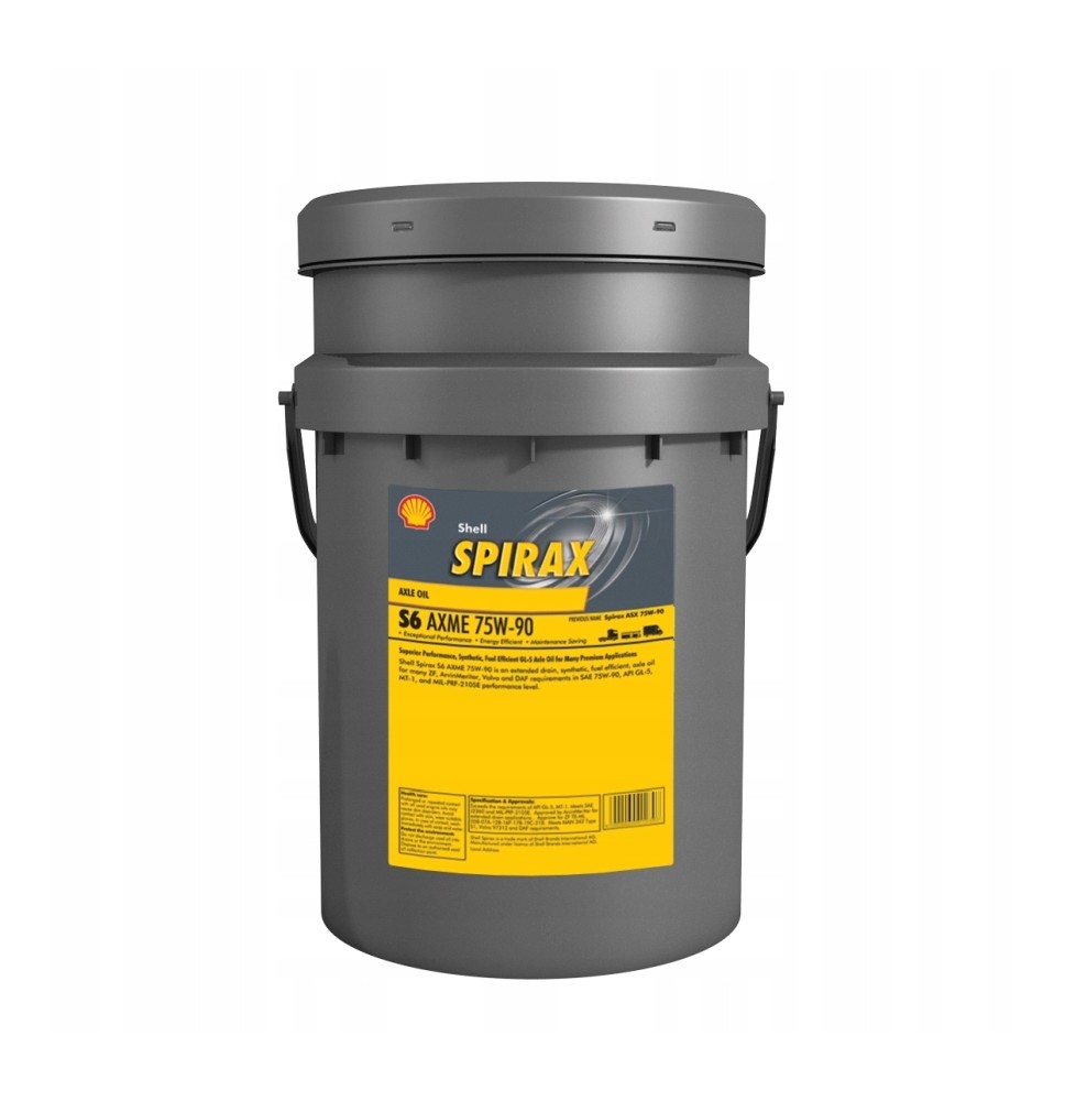 Shell Spirax S6 AXME 75W-90 (20L) - oryginalne oleje i smary Shell