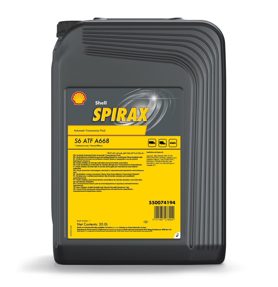 Shell Spirax S6 ATF X (20L) - oryginalne oleje i smary Shell