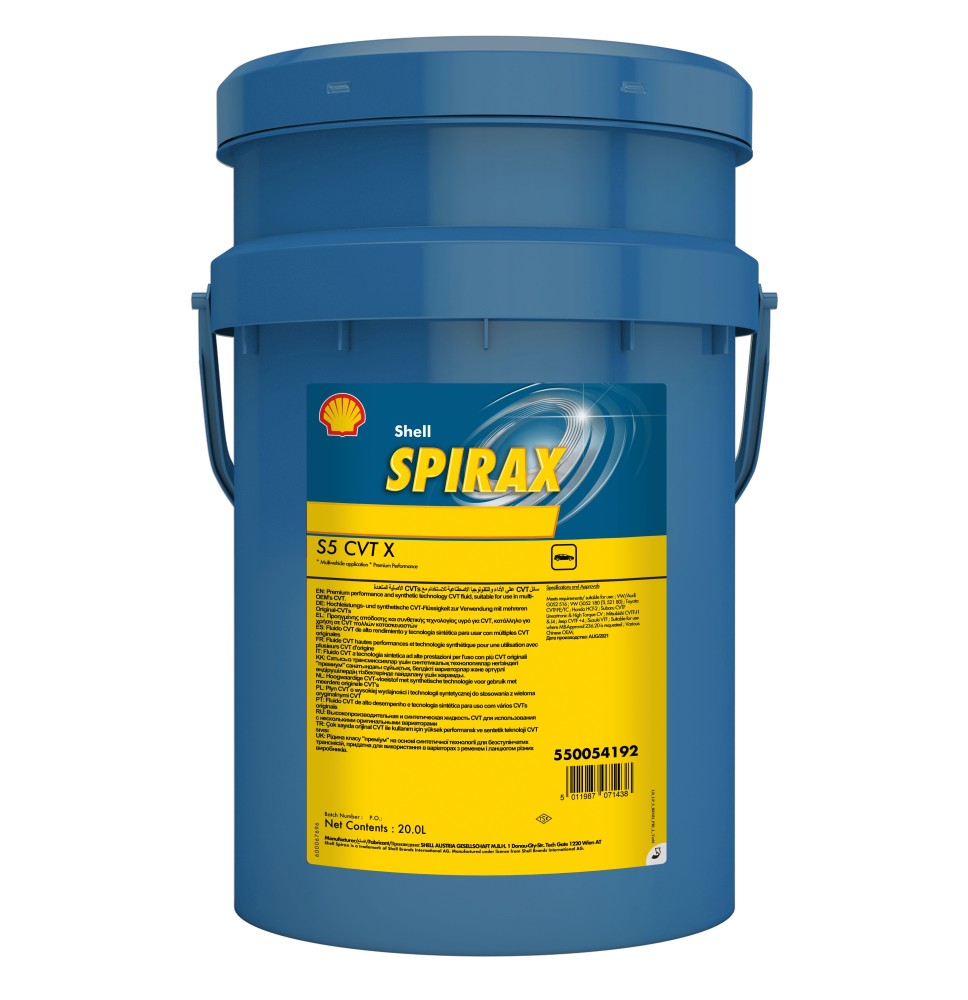 Shell Spirax S5 CVT X (20L) - oryginalne oleje i smary Shell