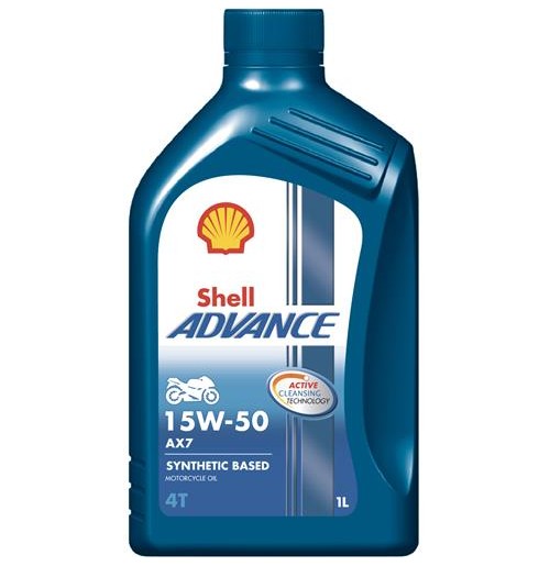Shell Advance 4T AX7 15W-50 (1L) - motocykle